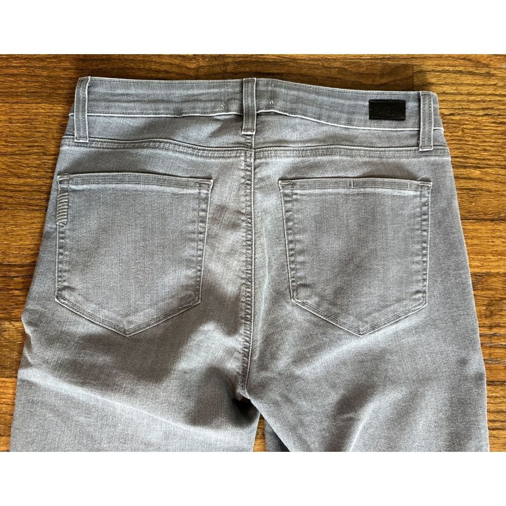 Paige Jeans Women W30X29‎ Gray Denim Skyline Ankle Peg Stretch Mid-Rise Pants - Picture 5 of 14